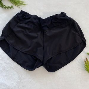 Black Lululemon shorts. Size 8.